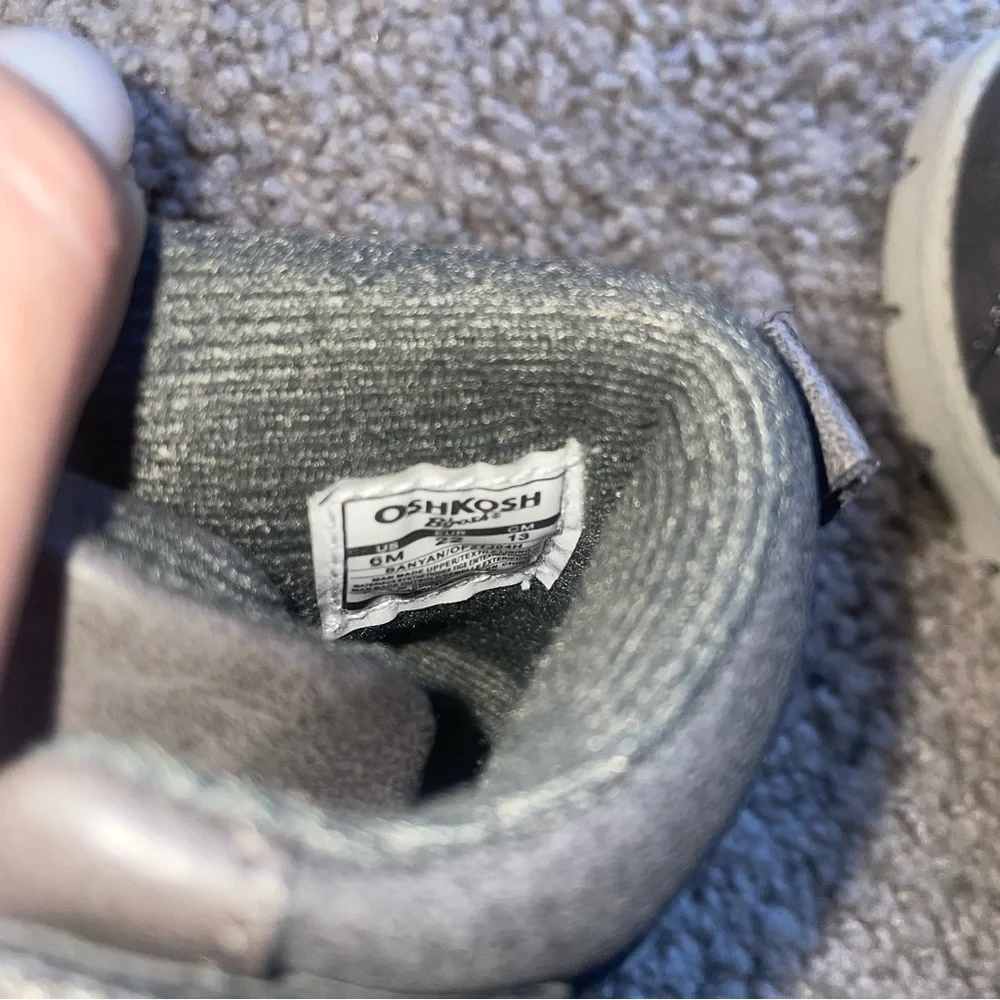 Carter's gray boots toddler 6